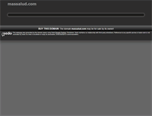Tablet Screenshot of massalud.com
